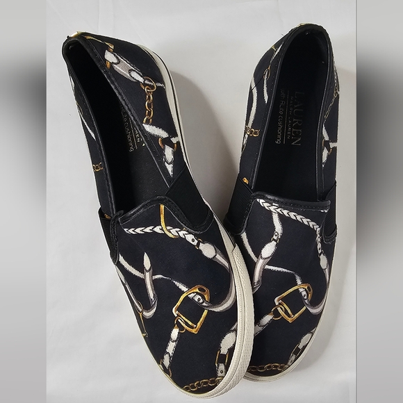 Lauren Ralph Lauren Jinny Slip-On Sneakers Size 8 - Picture 1 of 10